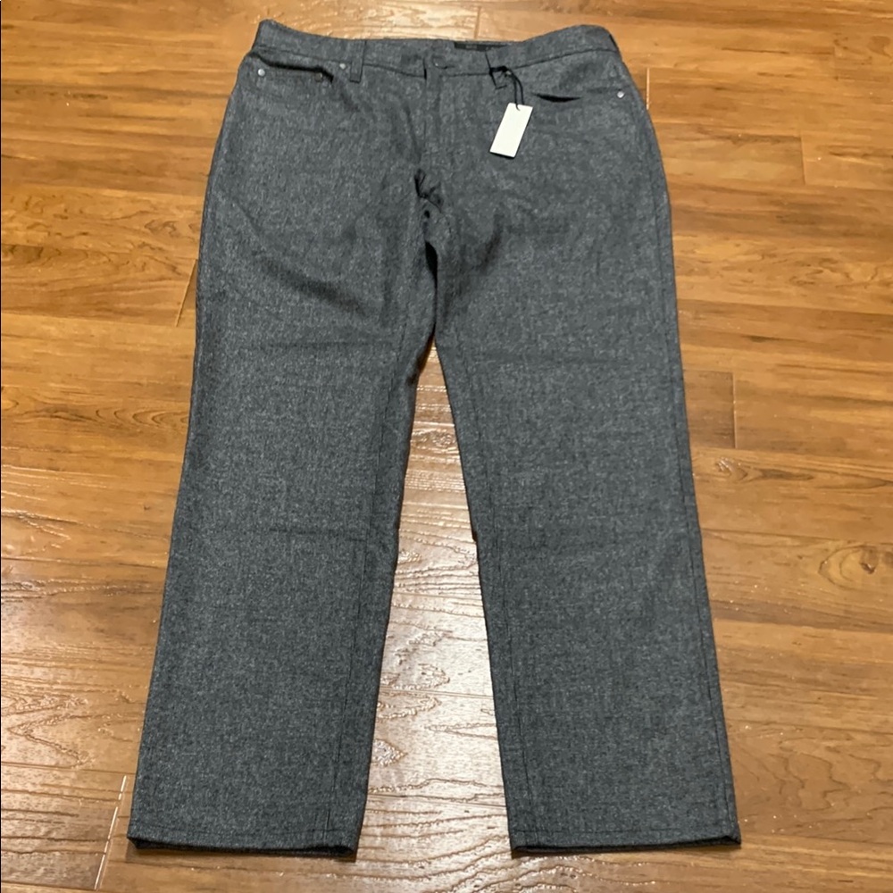 NWT J.Hilburn Charcoal Gray Wool Dress Pants